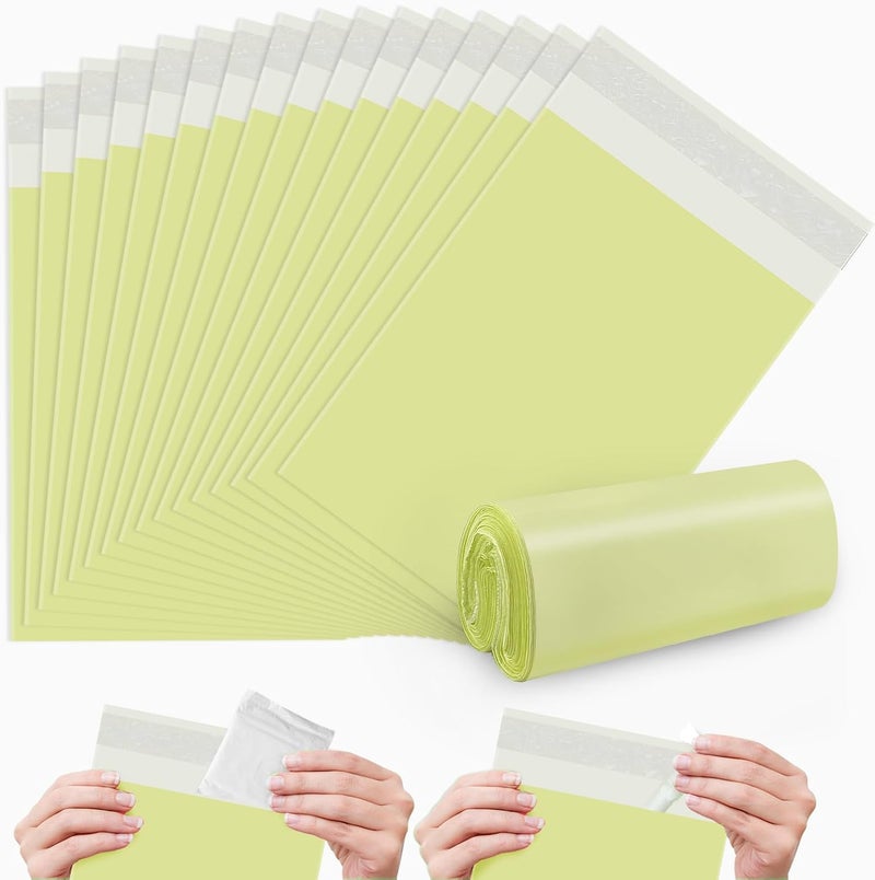 Sanitary Napkin Disposal Bags , 100Pcs Women Feminine Hygiene Disposal Bags for Tampons and Pads, Personal Disposal Bag Self-Sealing, Privacy Protection, 9.8x5.9"(Light Green)